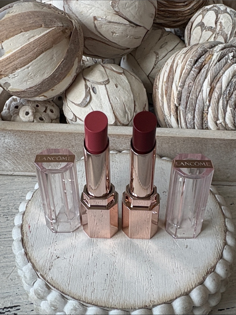 Lancôme Lip Idôle Butterglow Hydrating Lip Balm Bundle of 2